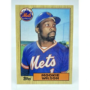 Mookie Wilson #625 New York Mets Vintage 1987 Topps TCG MLB‎ Mint
